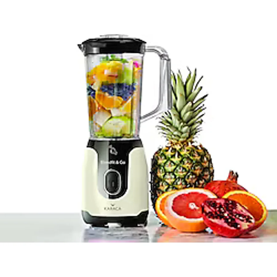 Karaca Blendfit Go Retro 550 W Smoothie Blender Krem