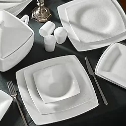 Karaca Fine Pearl Helen 62 Parça 12 Kişilik Yemek Takımı