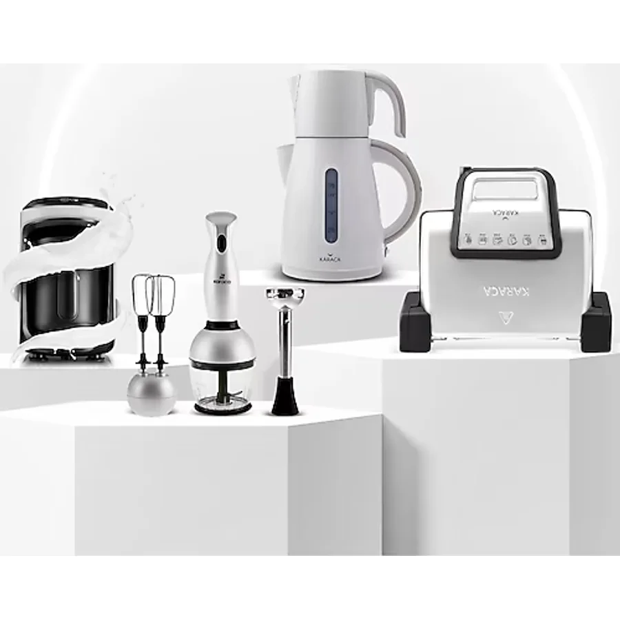 Karaca Gurme Süper 2.0 Pearl White Elektronik Çeyiz Seti