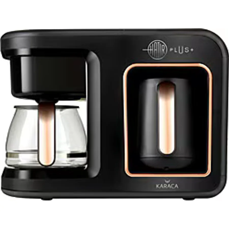 Karaca Hatır Plus 2 in 1 Black Copper Filtre Kahve Makinesi