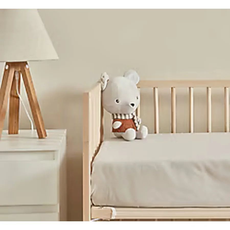 Karaca Home Açık Gri 70x140 cm Lastikli Bebek Çarşafı