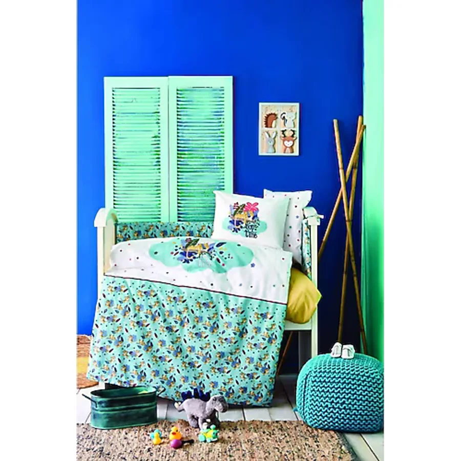 Karaca Home Bummer Indigo Cotton Bebek Uyku Seti