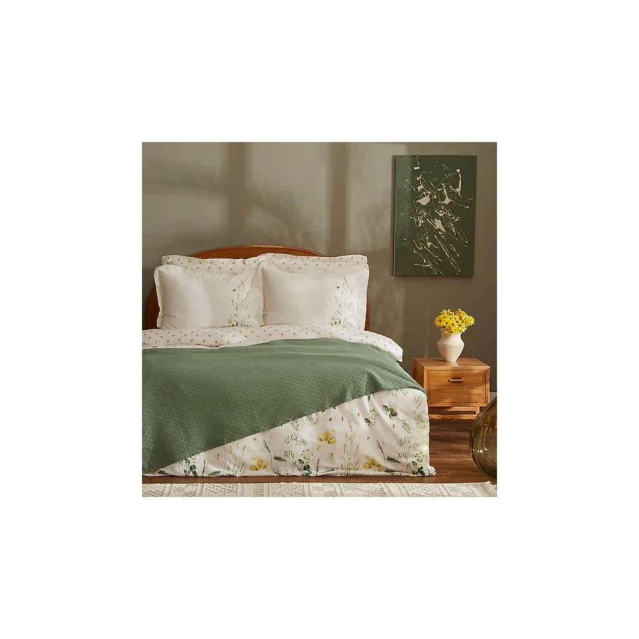 Karaca Home Herbal Pikeli Pamuk Çift Kişilik Nevresim Takımı