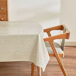 Karaca Home Luna Puantiyeli Pvc Masa Örtüsü Bej