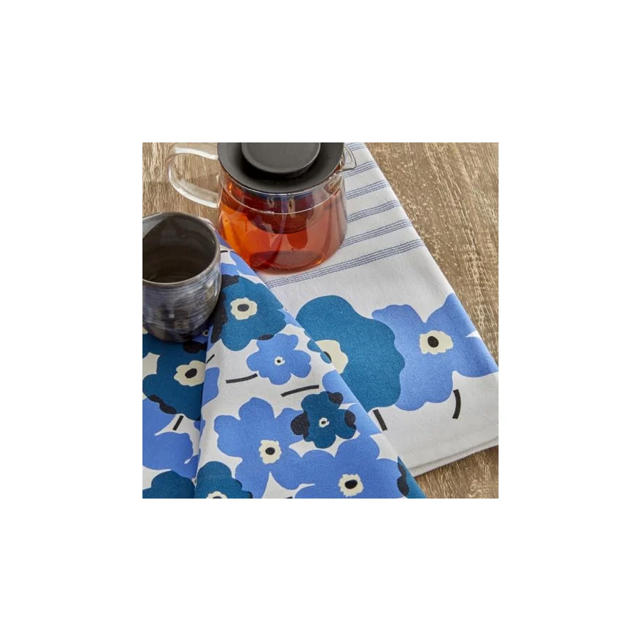 Karaca Home Roxie %100 pamuk 2 Parça Mutfak Havlusu Blue