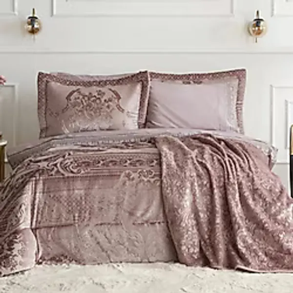 Karaca Home Valeria Queen Gül Kurusu 8 Parça Çeyiz Seti