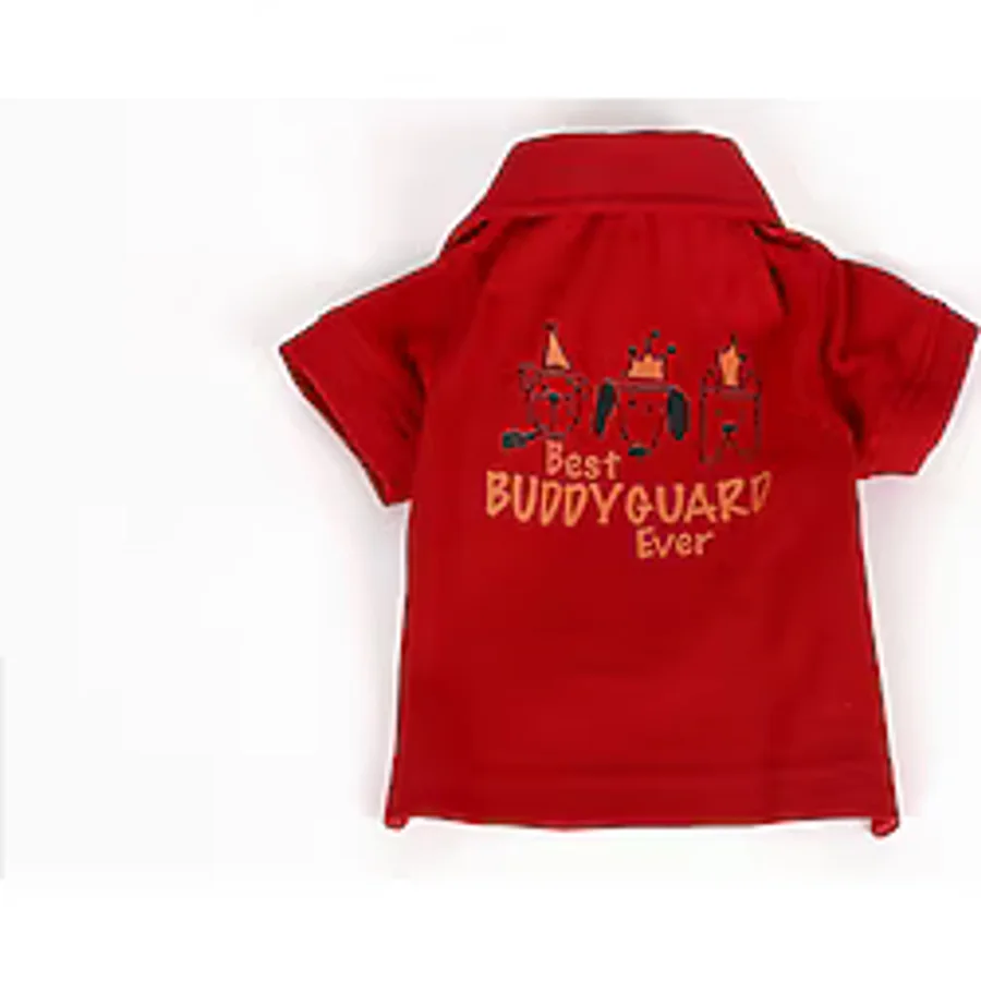 Karaca Home x Pati Best Buddyguard Ever T-Shirt M Beden Kırmızı