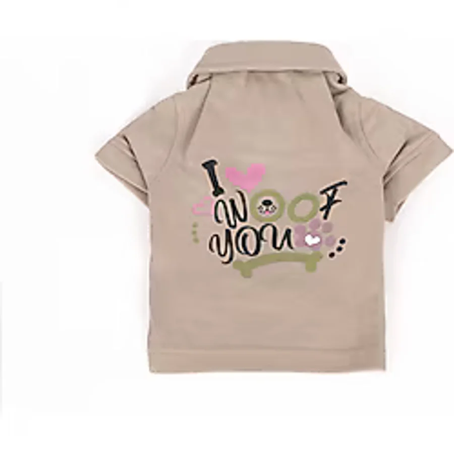 Karaca Home x Pati I Woof you T-Shirt L Beden Vizon