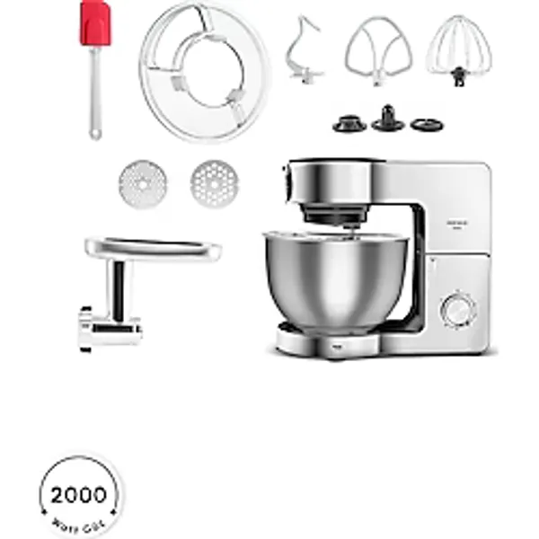 Karaca Multichef Ultra Inox Kıyma Çekme/Sucuk-Sosis/İçli Köfte Ap. Hamur Yoğurma Makinesi 8L