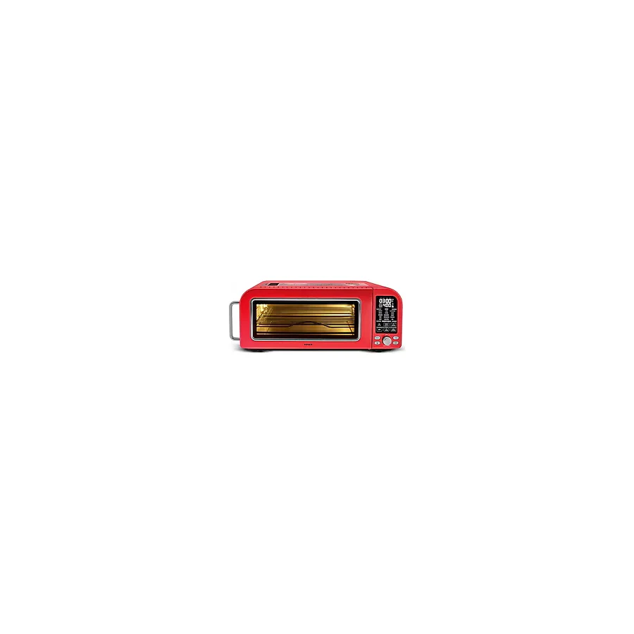 Karaca Multicrust Artisan Retro Metallic Red Pizza Makinesi