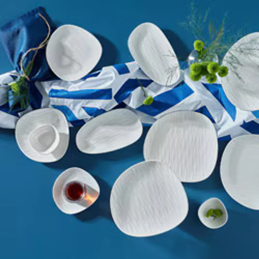 Karaca Oyster 26 Parça 6 Kişilik Kahvaltı Takımı
