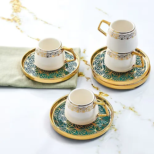 Karaca Verde 6 Kişilik Kahve Fincan Takımı