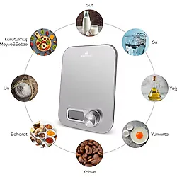 Karaca X Refika Gastro Scale Self-Power Mutfak Tartısı
