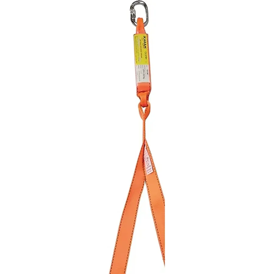 karam Ka 361 Çift Kol Emicili Lanyard Kolon Halatlı Karabinalıbüyük Kancalı