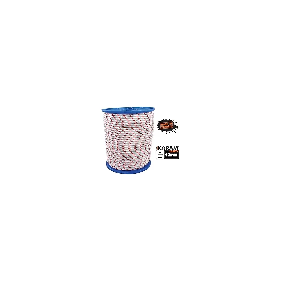 KARAM SAFETY KARAM KH 34 POLYESTER STATİK HALAT 12 MM EN 1891