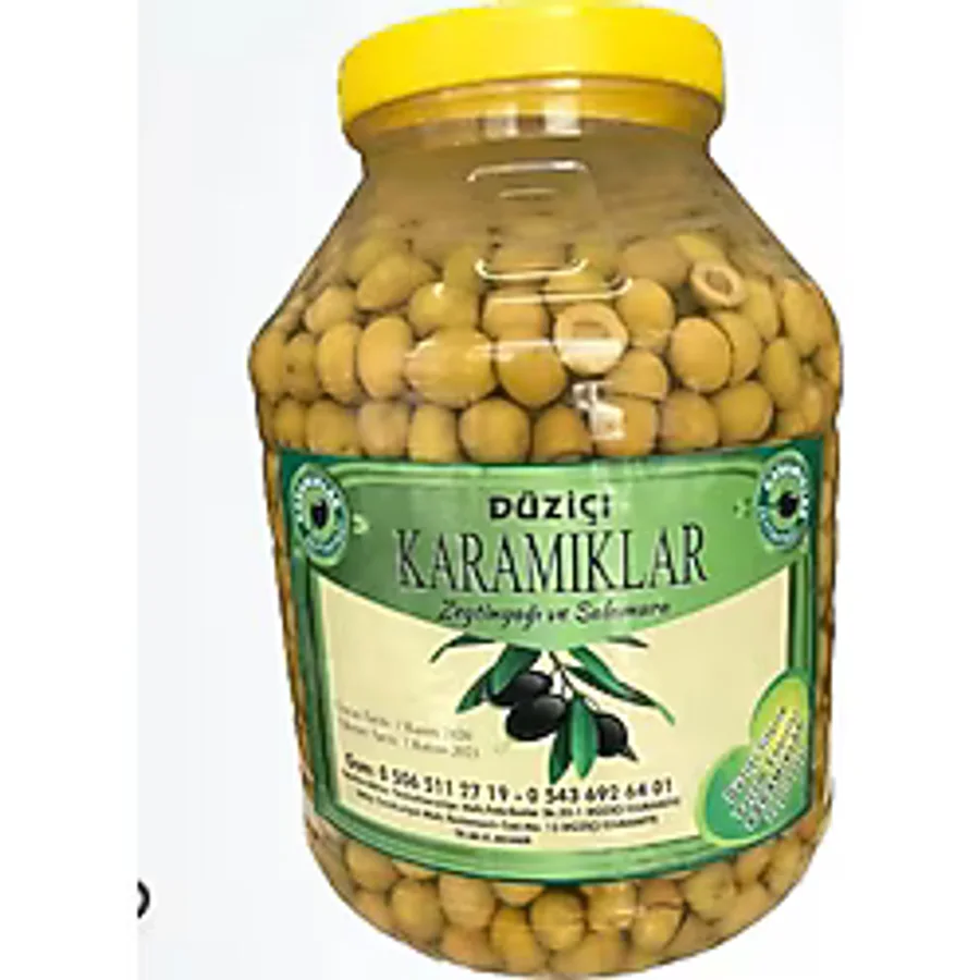 KARAMIKLAR ZEYTİNYAĞI 5 Kg Yeşil Kırma Zeytin