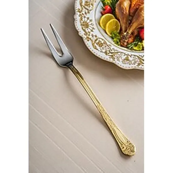 Karat Star Gold Servis Çatalı - 30 cm