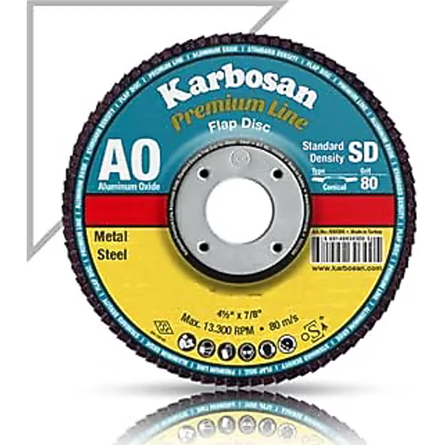 KARBOSAN FLAP DİSK ZIMPARA 80 KUM 115 MM