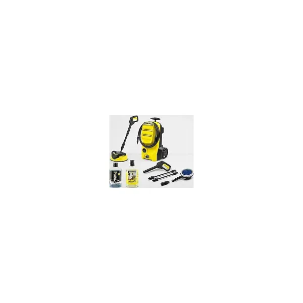 Karcher K4 Classic Yüksek Basınçlı Oto ve Bahçe Yıkama Makinesi Araç Yıkama Fırcası+Araç Köpüğü ve Çok Amaclı Temizleyici Set