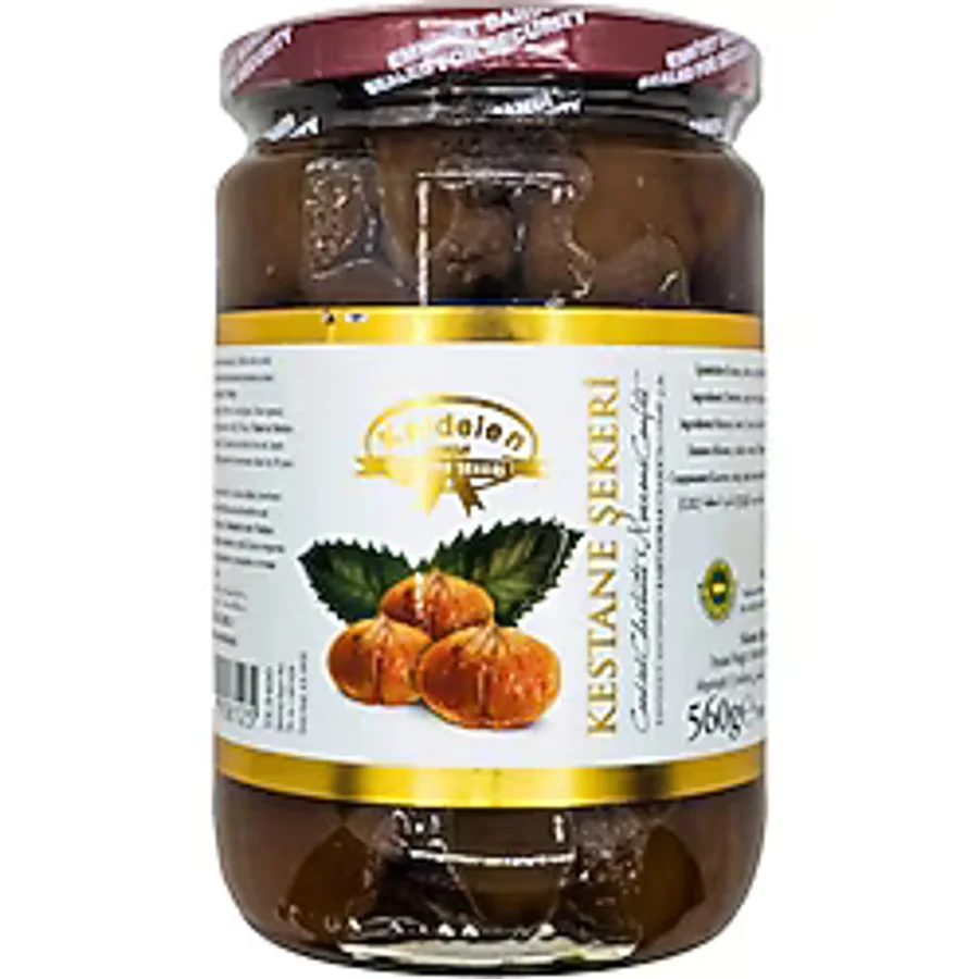 Kardelen Kestane Şekeri Cam Kavanoz 800 Gr - 1 Adet