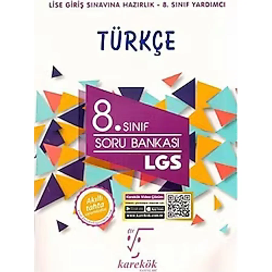 Karekök Yayınları 8. Sınıf LGS Türkçe Soru Bankası