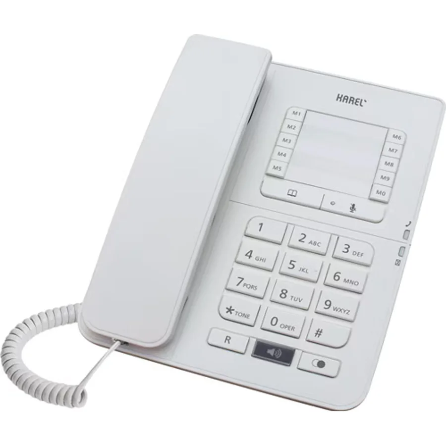 Karel TM142 Krem Masaüstü Telefon