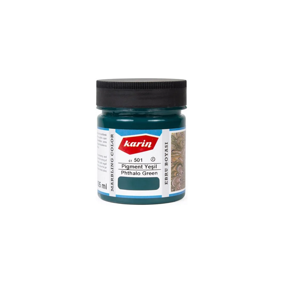 Karin Ebru Boyası 105ml - Pigment Yeşil 501