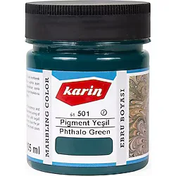 Karin Ebru Boyası 105ml - Pigment Yeşil 501