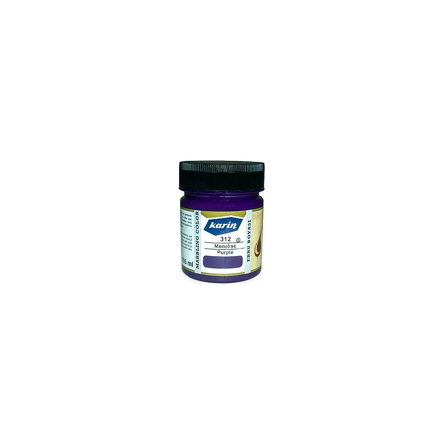 Karin Ezilmis Ebru Boyasi 105Ml 312 Menekse