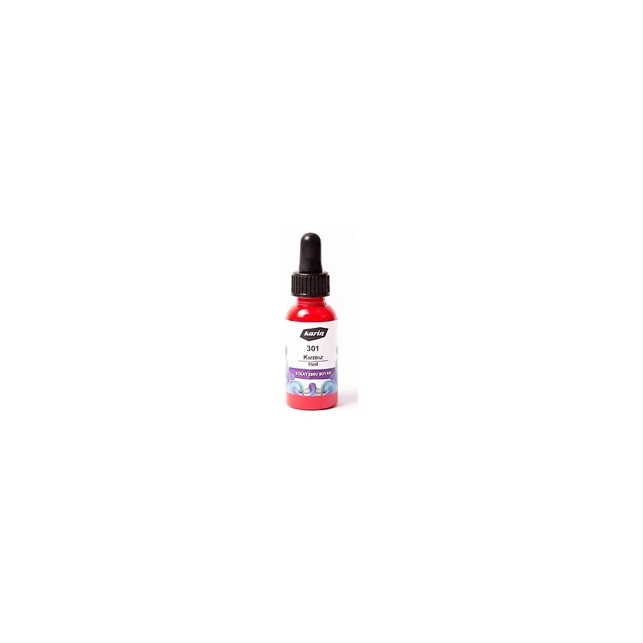 Karin Kolay Ebru Boyası 30 ml Kırmızı 301