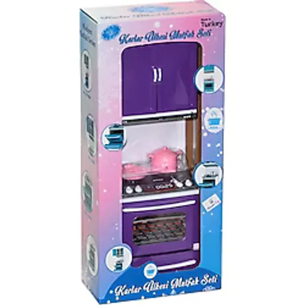 Karlar Ülkesi Fırın Oyuncak Mutfak Seti Evcilik Seti Oyuncak Fırın Eğitici Oyuncak Frozen Set