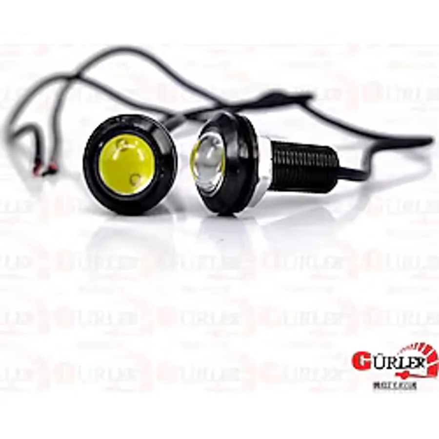 Kartal Göz Led Ayna Altı Led Lamba 2Adet Ortam Aydınlatma Beyaz 22Mm