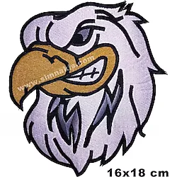 Kartal Nakış Işleme Arma Patch Yama Peç 16X18 Cm