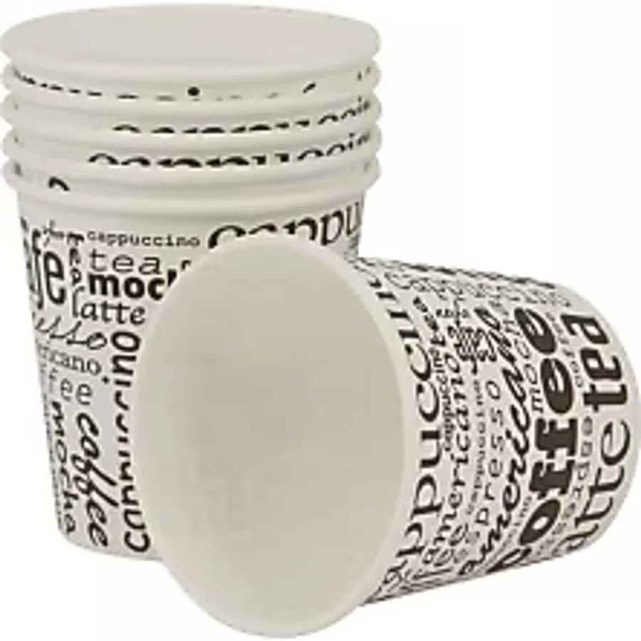 Karton Bardak 7 Oz Coffee Desen 50'Li