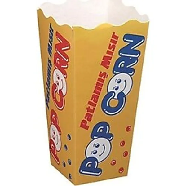 Karton Popcorn/mısır Kutusu 50 Adet