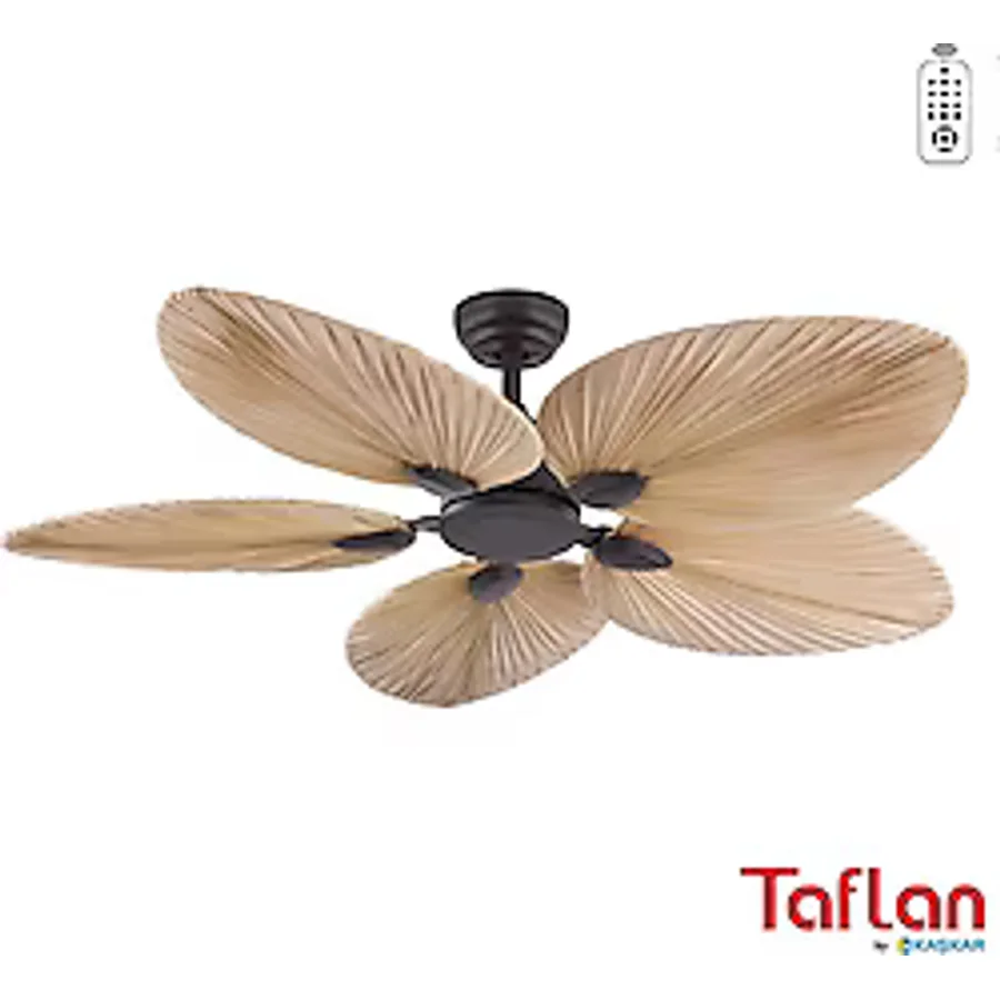 Kaşkar T52045 52 inç Kahverengi Uzaktan Kumandalı Tavan Vantilatörü