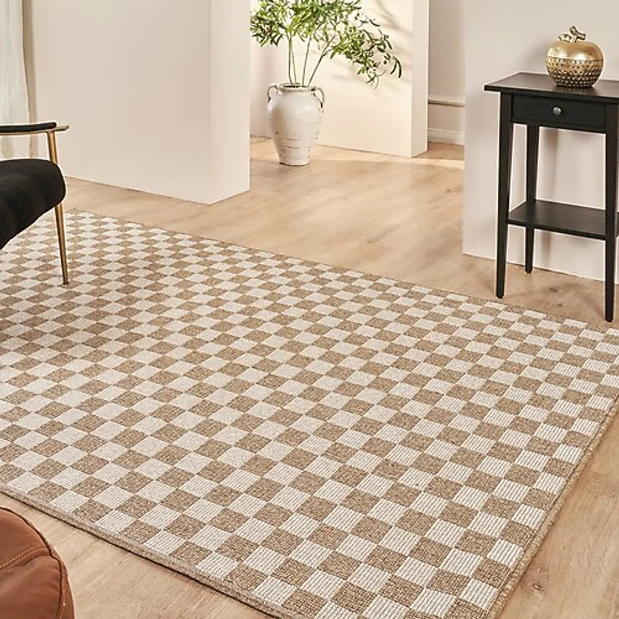 Kaşmir Halı Kilim Jüt Dorne White 160x230 cm