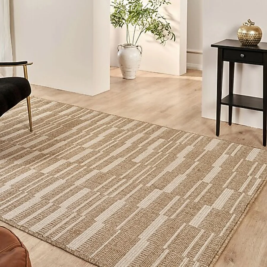 Kaşmir Halı Kilim Jüt Ravon White 50x80 cm