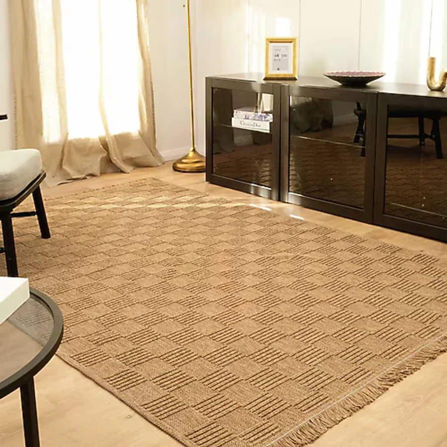 Kaşmir Halı Kilim/Jüt Side V2 50x80 cm