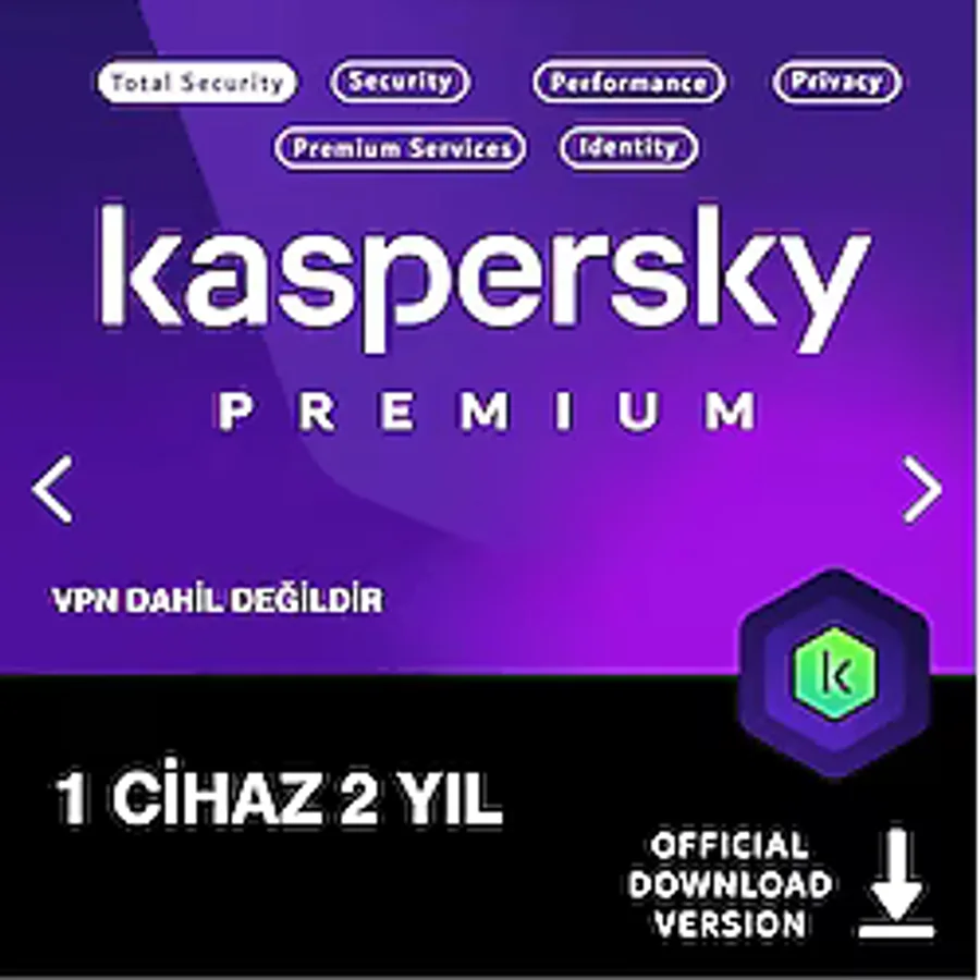 Kaspersky Premium 1 Cihaz 2 Yıl Vpn Dahıl Değildir