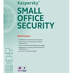 Kaspersky Small Office Security 1 Yıl 1 Server + 10 Kullanıcı + 10 Mobil Cihaz Antivirüs Programı