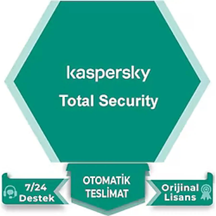 KASPERSKY Total Security 2022 Lisans Anahtarı 3 Cihaz & 1 Yıl
