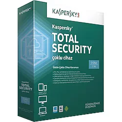 Kaspersky Total Securıty 3 Kullanıcı 1 Yıl
