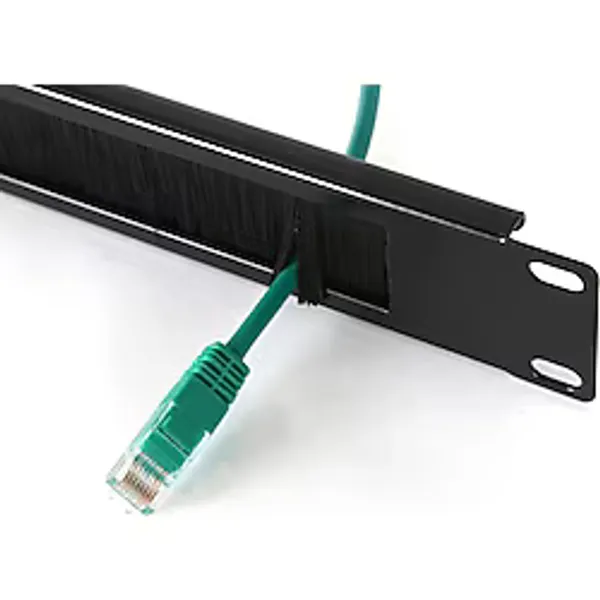 Kastap 1U 19'' Fırçalı Metal Kapama Paneli Rack Kabinet Aksesuarı Uyumlu Temiz Görünüm