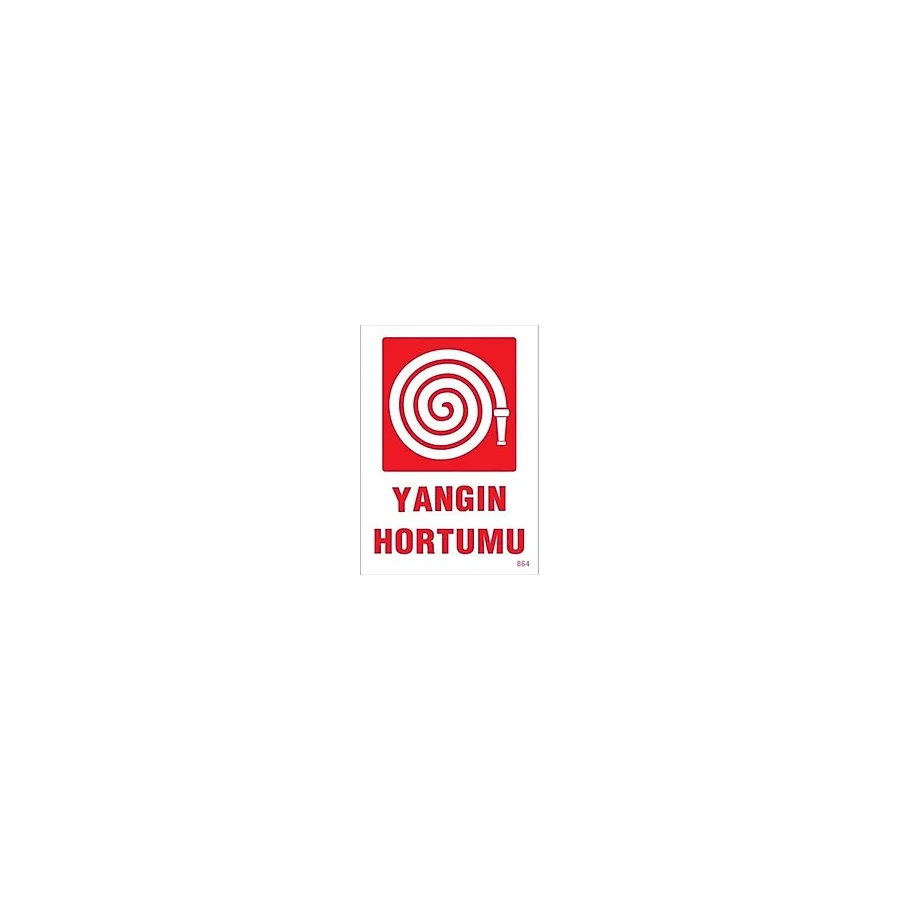 KATAR Uyarı Levhası Yangın Hortumu 864