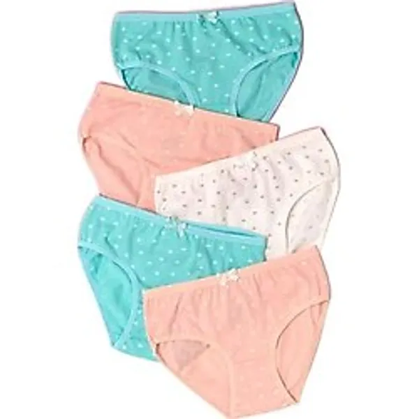 Katia & Bony Kız Çocuk 5'Li Paket Yıldız Desenli Slip Külot,8 Yaş