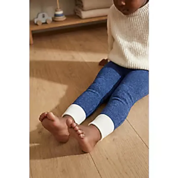 Katia&Bony Paçası Detaylı Bebek Havlu Tayt Lacivert