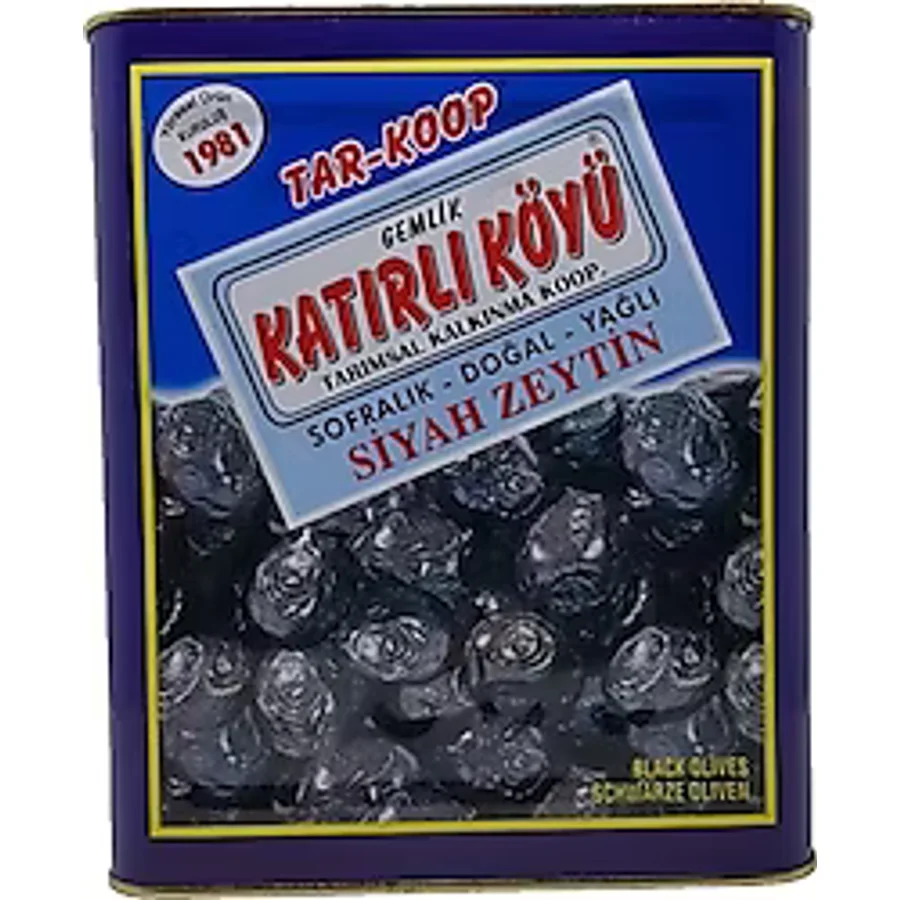 Katırlı Köyü 10 kg Gemlik Teneke Siyah Zeytin
