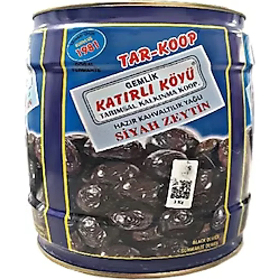 Katırlı Köyü 2 kg Gemlik Kahvaltılık Siyah Zeytin