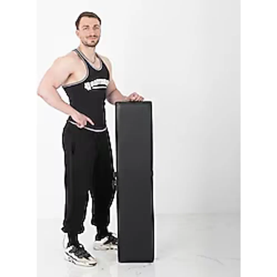 Katlanabilir Fitness Bench Sehpası, 120 cm x 29 cm, 150-200 kg Kapasite, Siyah